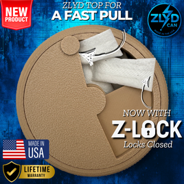 Desert Tan ZLYD Can – Premium Nicotine Pouch Holder | Fastest Access Storage |