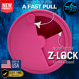 Raspberry Rumble ZLYD Can – Premium Nicotine Pouch Holder for ZYN, VELO & Rogue | Fastest Access Storage |