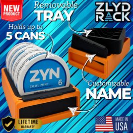 ZLYD Blaze Orange rack for ZYN