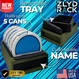 ZLYD OD Green Can Rack