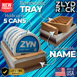 ZLYD Timber Tones Can Rack for ZYN