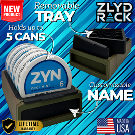 ZLYD OD Green Camo Can Rack for ZYN